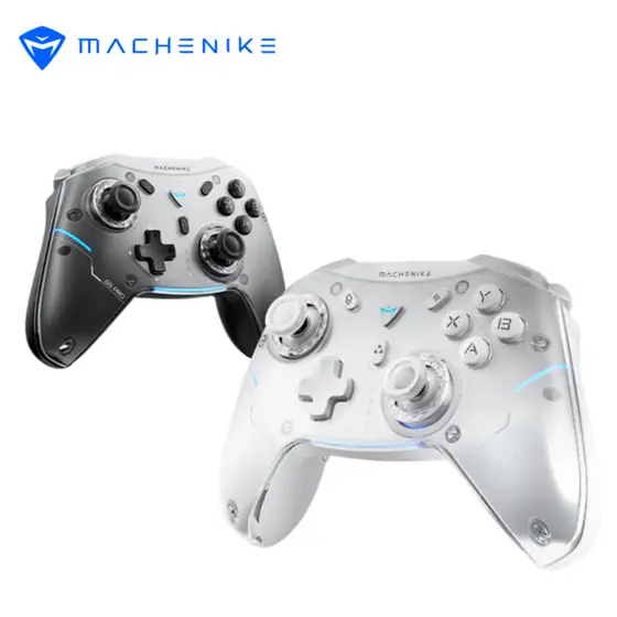 Controle Machenike G5 Pro Sem Fio Hall Effect RGB Tri Mode Micro Switch Para Pc Ios Android