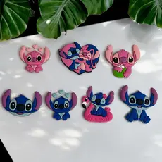 Kit Botons Pins Personalizados Para Babuche Acessorios Enfeite kit 4/5/6/7/8 Flores Enfermagem Boiadeira Animais Aranha