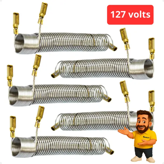 Kit 5 Resistência Ducha Maxi Ducha / Torneira Elétrica Versátil 5500w 127v