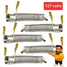 Kit 5 Resistência Ducha Maxi Ducha / Torneira Elétrica Versátil 5500w 127v