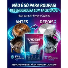 Percarbonato De Sódio 100% Puro Tira Manchas Alvejante Viren 1KG