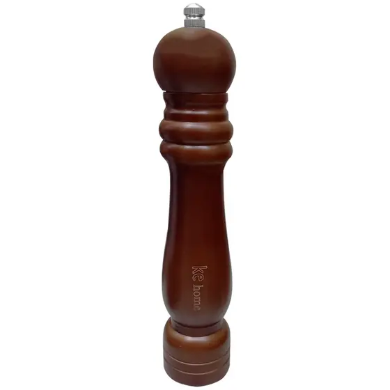 Moedor De Pimenta Clássico Madeira/Cerâmica Porta Temperos
