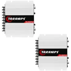 Módulo Amplificador Taramps TS 400x4 2 Ohms 4 Canais 400W Rms TS400 Kit com 2 pc