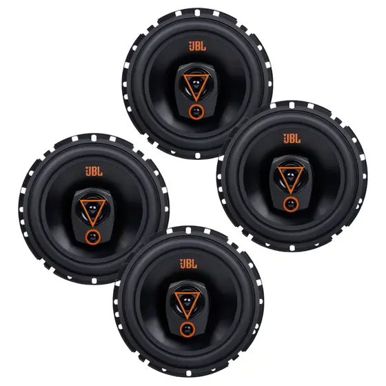 Kit 4 Alto Auto Falantes JBL 6TRMS80 6 Polegadas Boca 6x6 320W RMS VÁRIOS CARROS