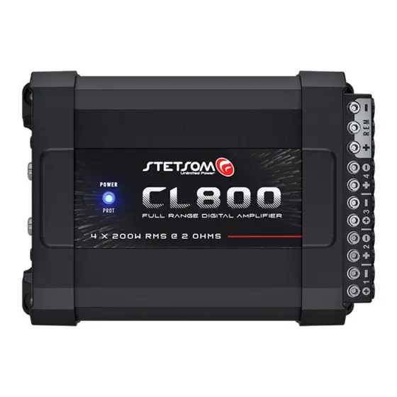 Amplificador Modulo Stetsom Cl800 4 Canais Lançamento