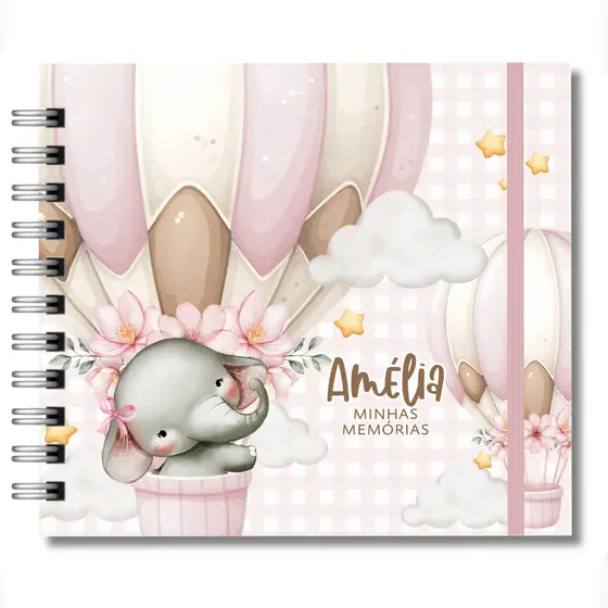 Livro do Bebê Personalizado Mesversário Diário Mensagens Chá Revelação Menino Meninas Temas