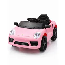 Carro Eletrico Infantil Conversivel carrinho de passeio motorizado esportivo 12V Rosa controle USB luz Som
