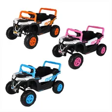 Carro Elétrico Infantil UTV 12V Controle Remoto 2 em 1 LED USB Música Bivolt Recarregável