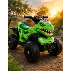 Carro Elétrico Infantil Quadriciclo Dinossauro Música Led