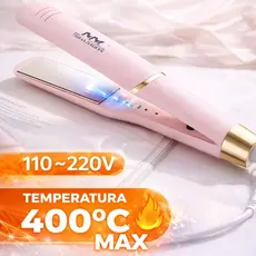 Chapinha Alisadora Profissional 400°C Bivolt Íons Negativos Anti-Frizz MM-ZFQ Aquecimento Rápido