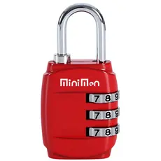 Cadeado De Senha Segredo 3 Digitos Para Armário Cofre Mala Bolsa