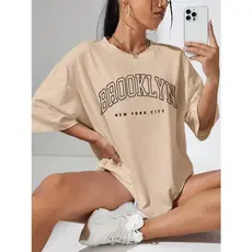 Camiseta Feminina Estampada 100% Algodão Camisetão Feminino Academia