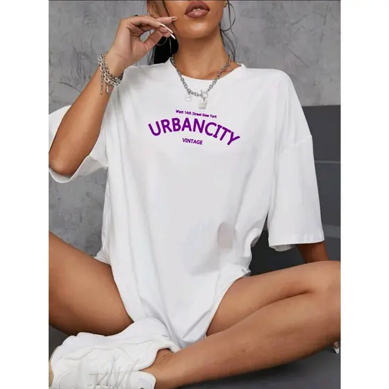 Camiseta Feminina 100% algodão Com Estampada Academia Casual Super Estilosa