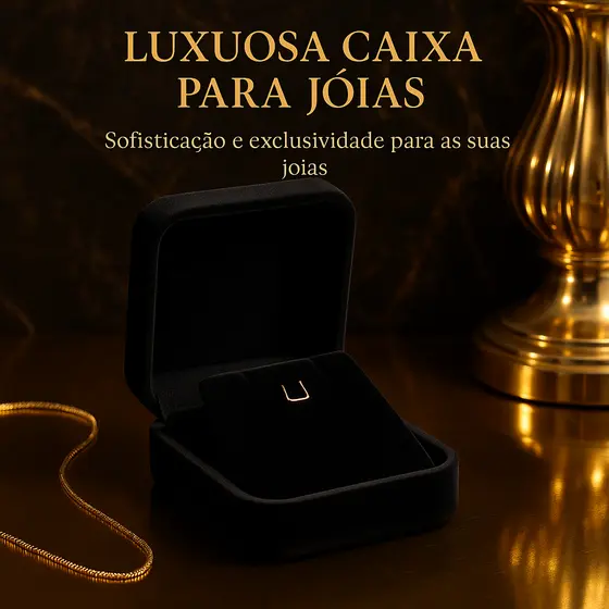 Caixa Universal Veludo Para Brinco e Pingente Caixinha de Presente 6cmX5cm