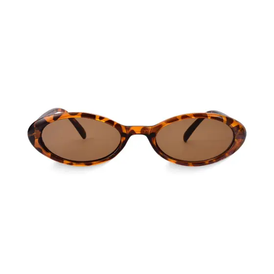 Óculos De Sol Uv400 Oval Feminino Verona Tortoise Giorno