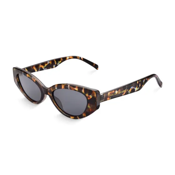 Óculos de Sol Gatinho Dora Tortoise Blue Feminino Retrô Vintage Proteção UV400 Estilo Clássico