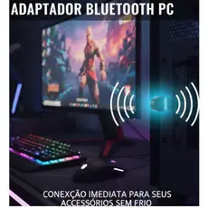 Adaptador Receptor Computador USB Bluetooth Dongle 5.0 Plug usb Transmissor de áudio para Notebook (Carro nâo serve