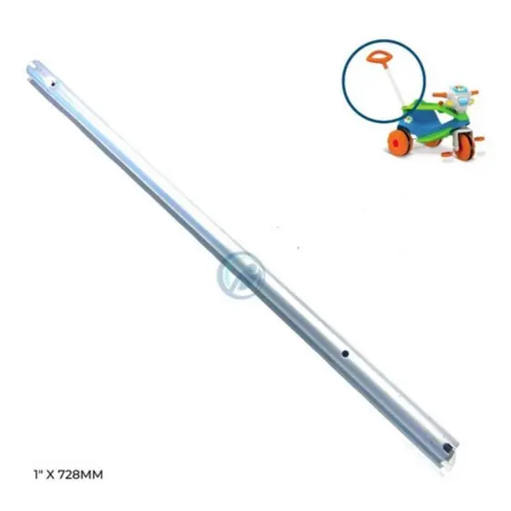Haste Aço Ferro 1 polegada Empurrador para Super BanJipe VeloBaby ANTIGO Bandeirante 72,8 cm