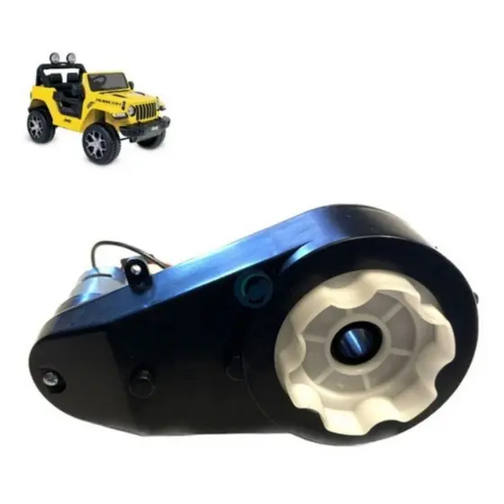 Caixa de Engrenagem com Motor Toyota Hilux Jeep Wrangler Brinquedos Bandeirante Mecanismo Tração das Rodas