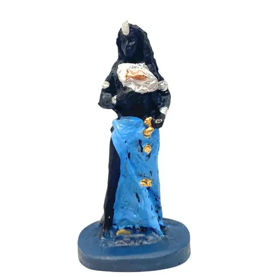 Imagem De Resina Iemanjá Orixá Do Mar e Das Águas Estatueta Candomblé Umbanda