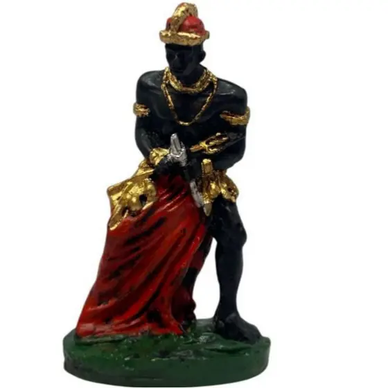 Imagem Orixá Exu Estatueta Umbanda Candomblé 10cm