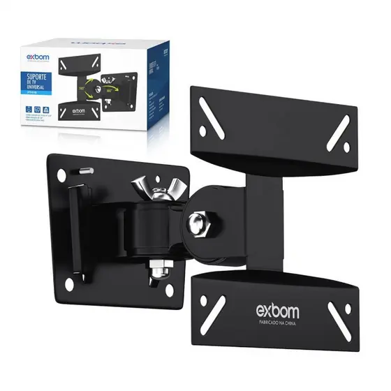 Suporte Fixo de parede com Rotação 180º para TV de 14" a 24" SPTV-B100 EXBOM