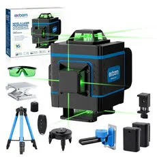Nível Laser 4D de 16 Linhas IP54 auto nivelamento Medição Inclinada FEPRO-NL1622 EXBOM