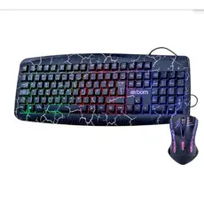 Kit Gamer Teclado Com Mouse LED RGB ABNT2 Padrão Brasileiro BK-G600 EXBOM