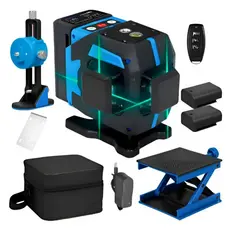 Nível a laser 12 linhas Régua profissional 40 metros com controle e recarregável FEPRO-NL1200 EXBOM