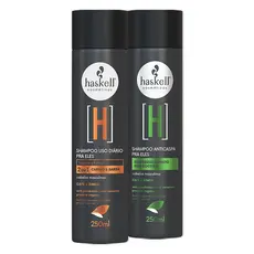 Kit Haskell H Shampoo Anti Caspa e Cabelo e Barba