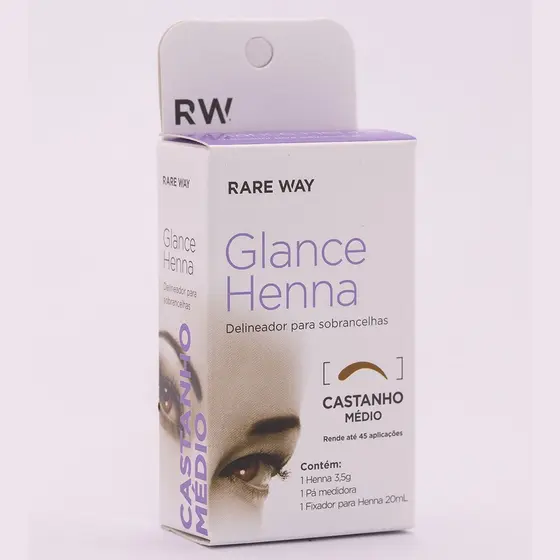 Glance Henna Castanho Medio 3.5g