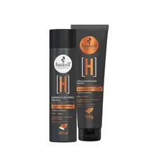 Kit Haskell H Shampoo Cabelo e Barba e Creme Multifunções