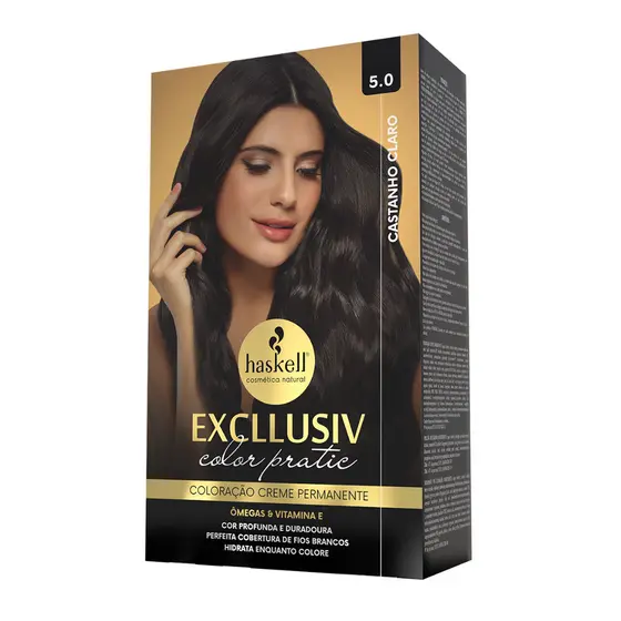 Kit Excllusiv Color Pratic Haskell - 5.0 Castanho Claro