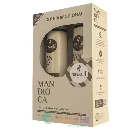 Kit Haskell Promopack Mandioca Sh E Cond 500ml