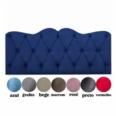 Cabeceira Painel Para Cama Box 160 Queen Padrão - Realeza Várias Cores