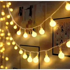Cordão Luminária Fio C/ 20 LEDS 3 Metros Para Decoração