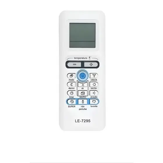 Controle Remoto Ar Condicionado Para Springer Midea 7295 Bege