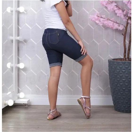 Bermuda Infantil Cotton Imita Jeans