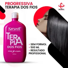 Progressiva Capilar Karseell Cura Fio Modvida Cabelo Liso- Orgânica - 500ml