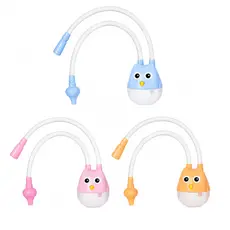 Aspirador Nasal para Bebe Infantil Sugador de Meleca e Catarro Higiene Bebê Coruja
