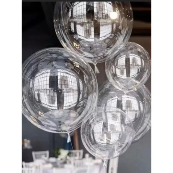 Kit 10 Bubble Transparente Diversos Tamanhos - Balões de Alta Qualidade- Preço Atacado