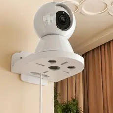 Suporte Para Câmera De Segurança E Babá Eletrônica Com Fita Dupla Face Reforçado