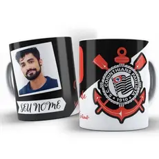 Caneca porcelana 325ml personalizadas timão com foto