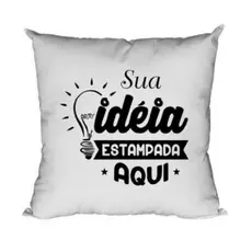 Almofada 40 cm por 40 cm personalizadas Com foto e mensagem dia dos namorados