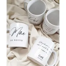 caneca personalizadas 325ml lembrança de casamento pai mãe avó avô do noivo e noiva com nome