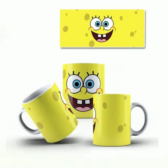caneca 325ml porcelana bob