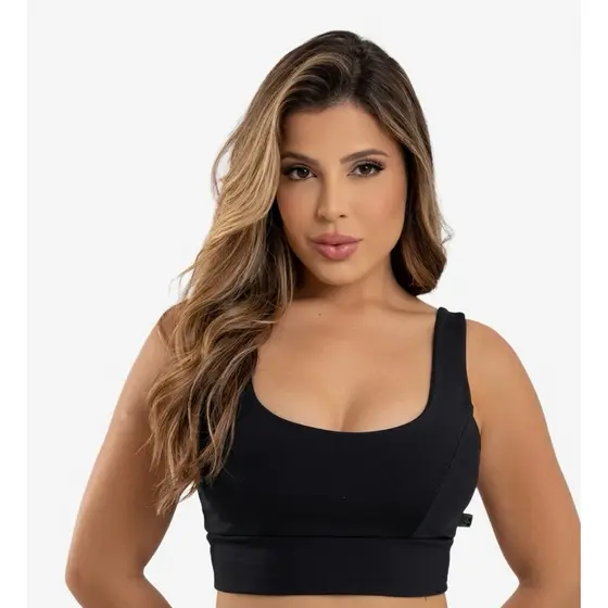 Cropped Suplex Fitness Premium Top Suplex Power Com Bojo Removível – Zero Transparência – Academia e Treino