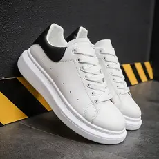 Tênis Masculino Básico Sola Alta Casual resistente Macio Promoção