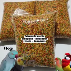 Extrusada média para Calopsita - Ring Neck - Rosela - Agapórnis - Caturrita