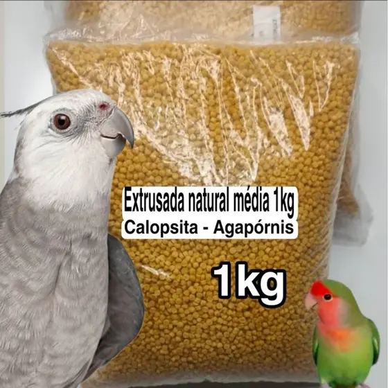 Extrusada natural  CALOPSITA - AGAPÓRNIS  (1Kg)